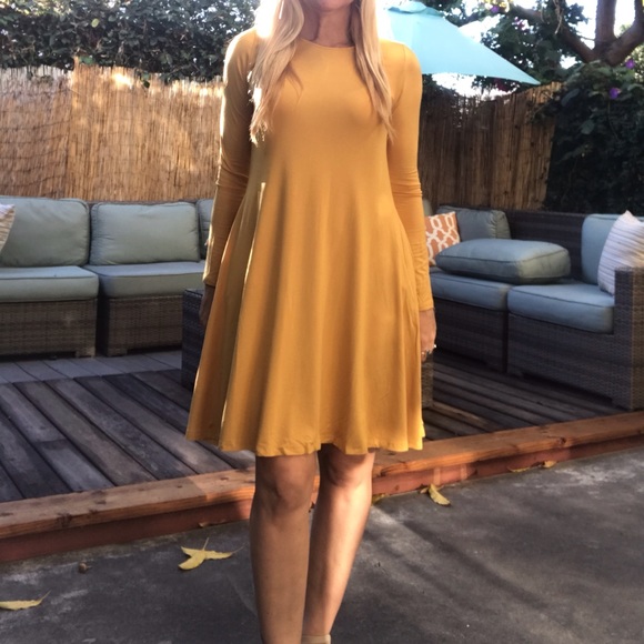 🤩Golden A-Line Dress🌟 - Picture 3 of 3